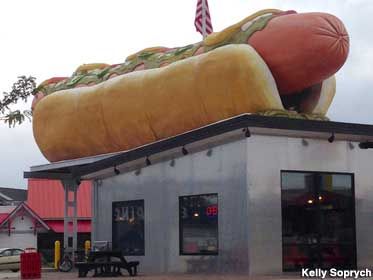 Mackinaw City Mi Giant Hot Dog