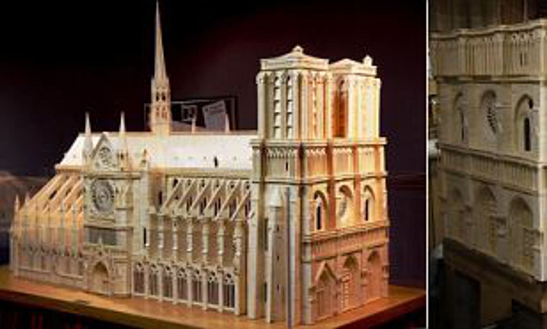 Madcap Model Maker Builds The Notre Dame Cathedral Using 298 000