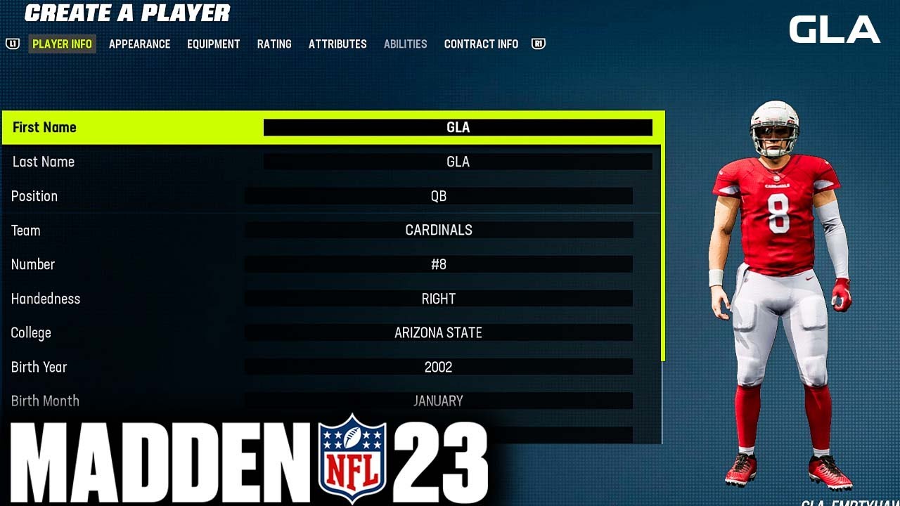 Madden 23 How To Create Aaron Rodgers Prime Youtube