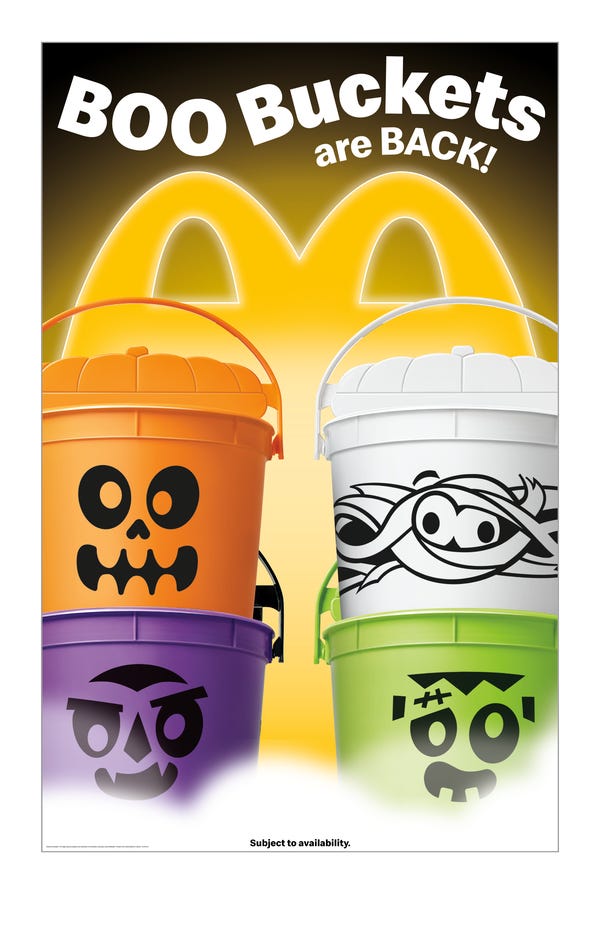 Mcdonald S Boo Buckets Are Back In 2023 Here S How To Get One Or All