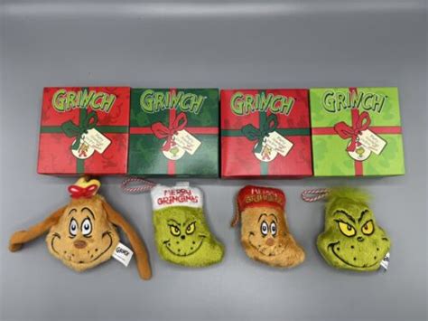 Mcdonald S Grinch Happy Meals Toys 2024 4 Different Toys Grinch