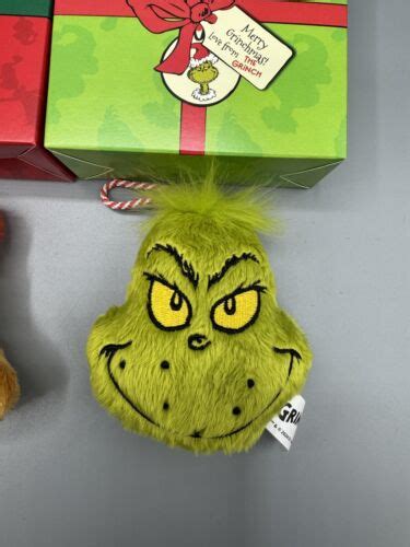 Mcdonald S Grinch Plushie Happy Meals Toys 2024 Grinch Max Head 2