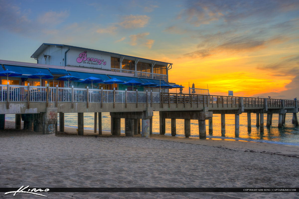 Menu At Benny S On The Beach Pier Pub Bar Lake Worth