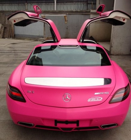 Mercedes Benz Sls Amg Pink Girly Cars For Female Drivers Love Pink