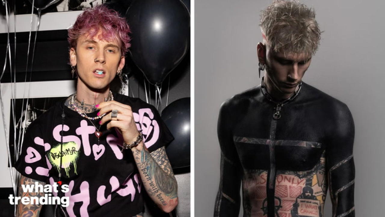 Mgk Shows Off New Tattoo Covering Entire Upper Body Video Dailymotion