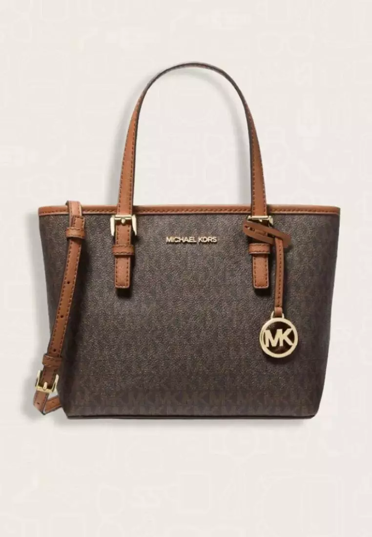 Michael Kors 35T9gtvt0b Jet Set Travel Extra Small Logo Top Zip Tote