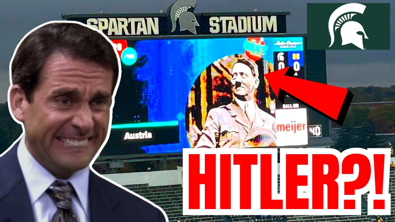 Michigan State Michigan Game Gets Visit From Adolf Hitler During