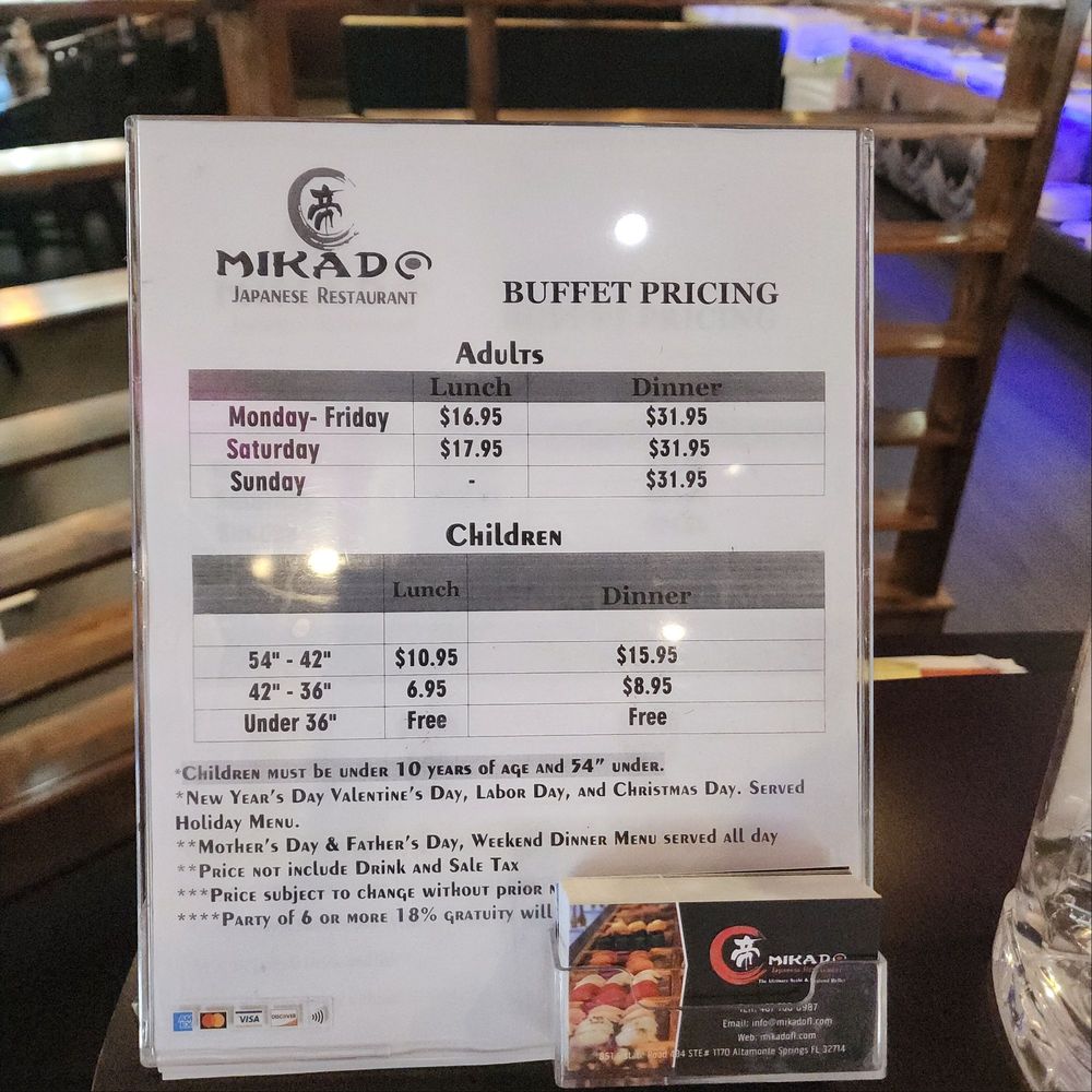 Mikado Seafood Buffet