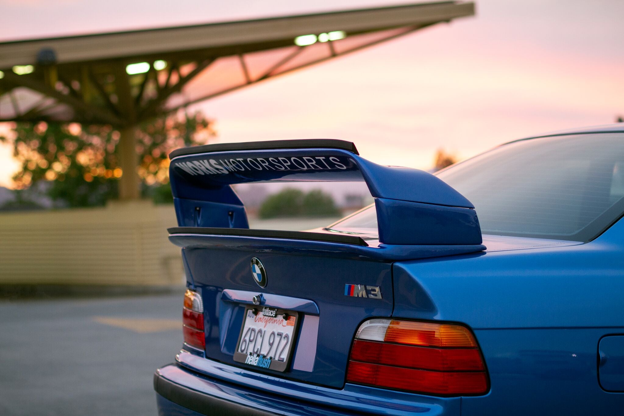 Msp Replica Gurney Flap Wickerbill For E36 Class Ii Wing Spoiler