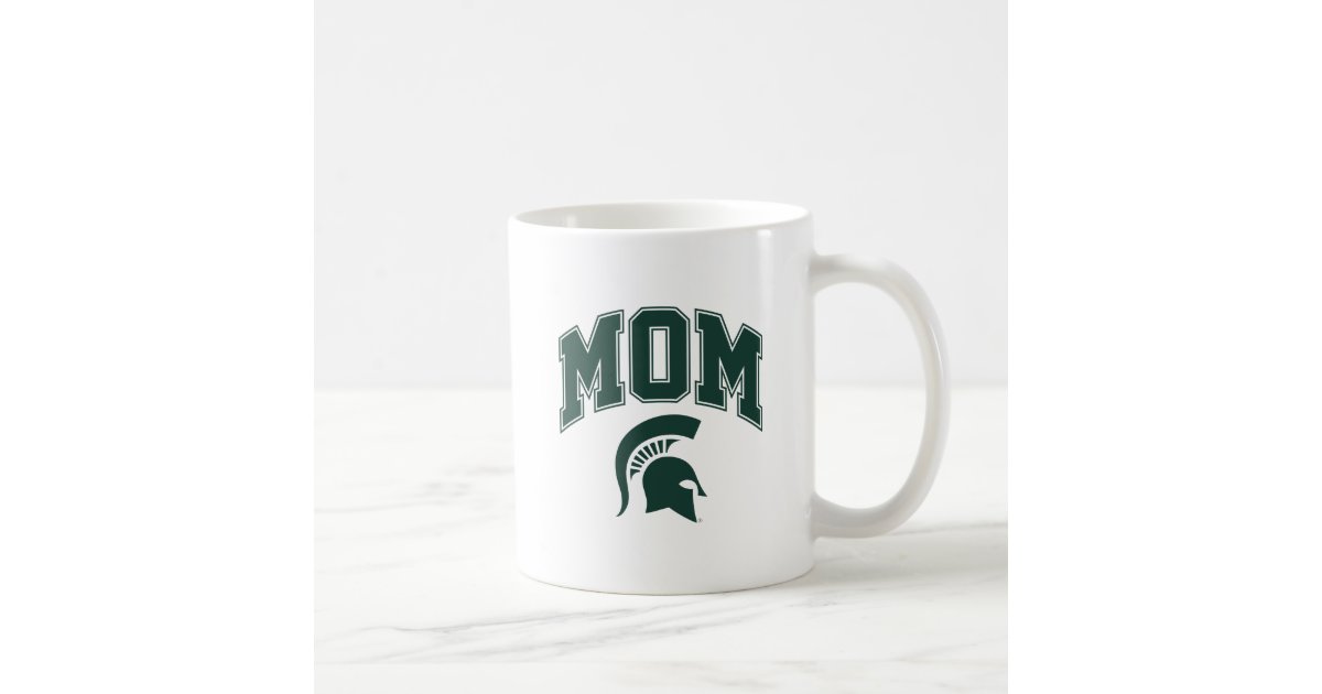 Msu Mom Distressed Travel Mug Zazzle Com Michigan State University