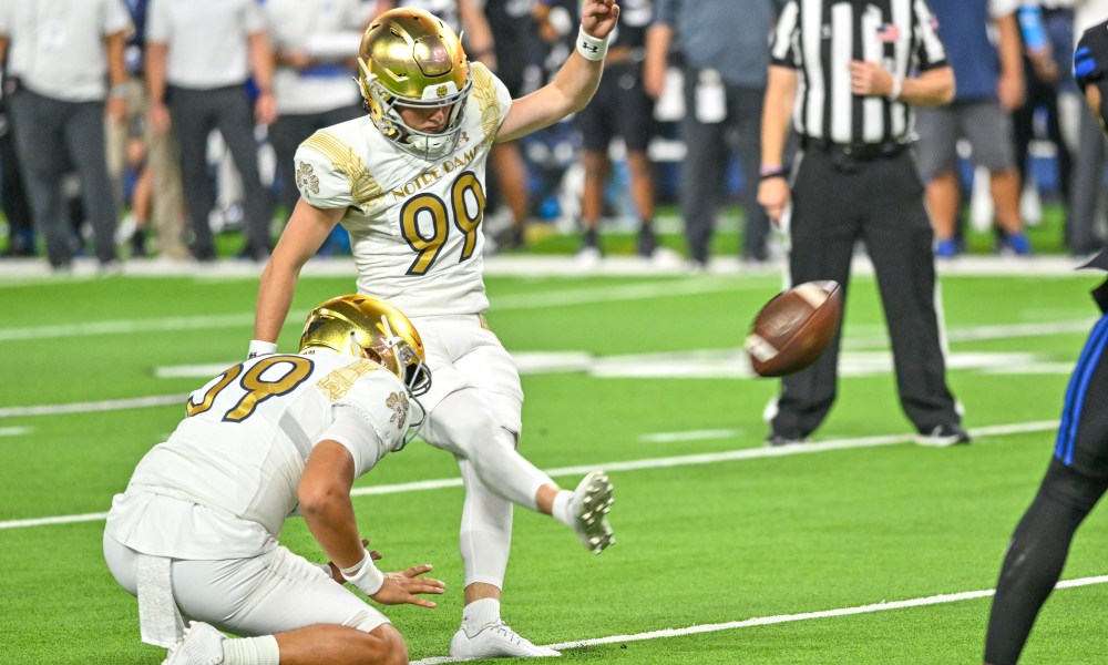 New Orleans Saints Sign Undrafted Notre Dame Kicker