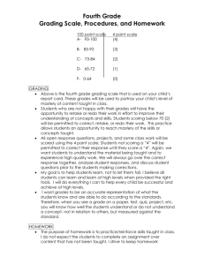 New Secondary Grading Scale In Ic Guidelines