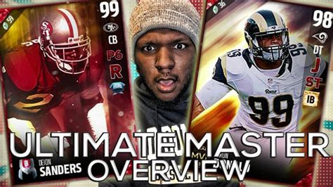 New Ultimate Master Sets 100 Overall Deion Sanders Mut 17 Pack