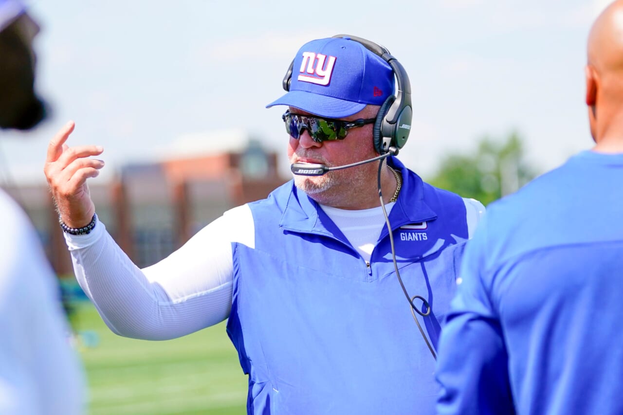 New York Giants Defensive Coordinator Wink Martindale During The Second