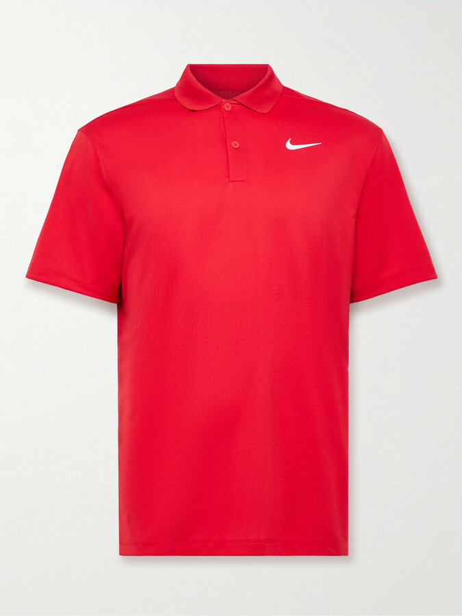 Nike Golf Victory Dri Fit Golf Polo Shirt Red Nike Golf