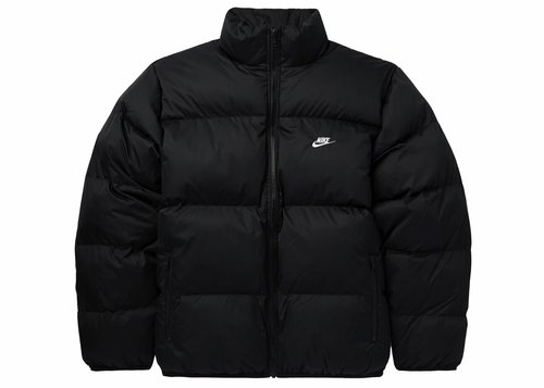 Nike Sportswear Club Puffer Jacket Black Fb7368 010 Solesense