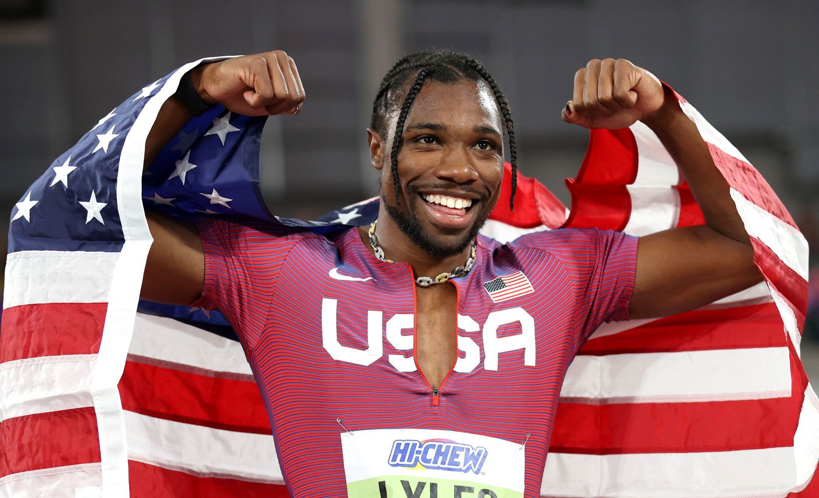 Noah Lyles El Atleta Que Us De Amuleto Una Carta De Yu Gi Oh Para