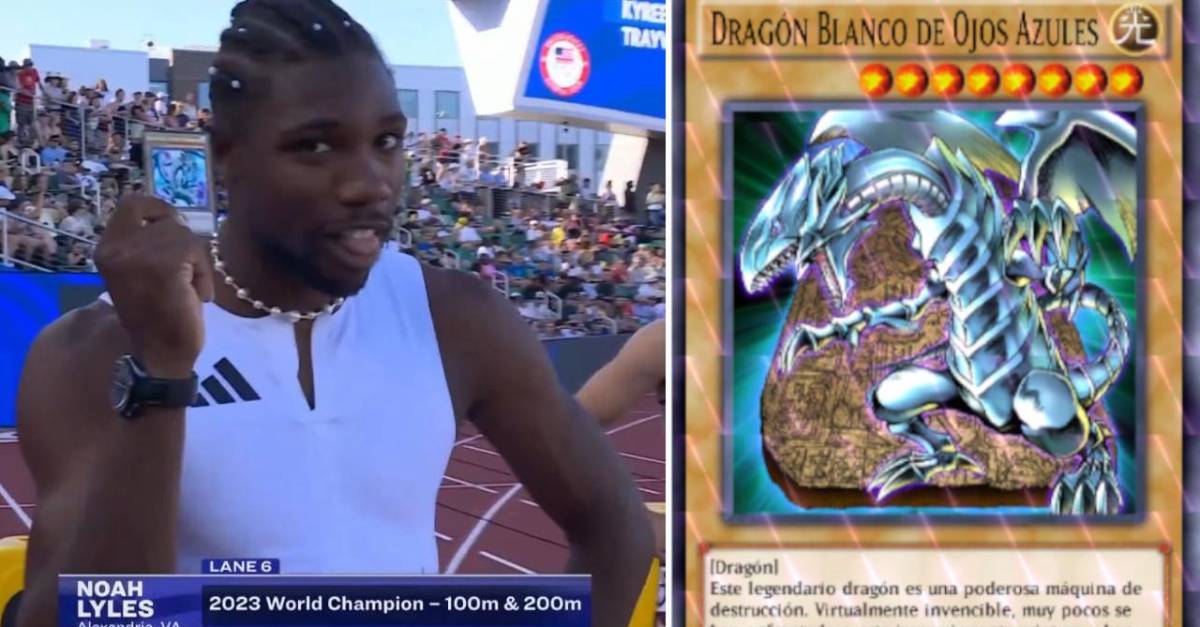 Noah Lyles Se Hizo Viral Por Ense Ar Las Cartas De Yu Gi Oh Antes De