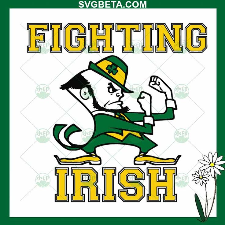 Notre Dame Fighting Irish Svg Football Team Logo Svg Football Svg