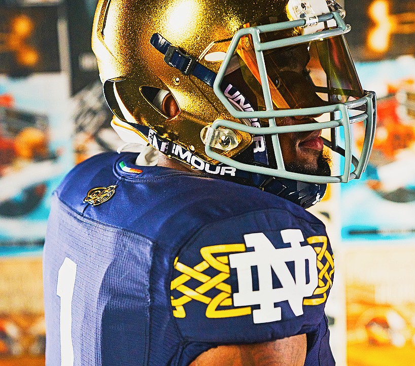 Notre Dame Under Armour Football Uniforms 2022