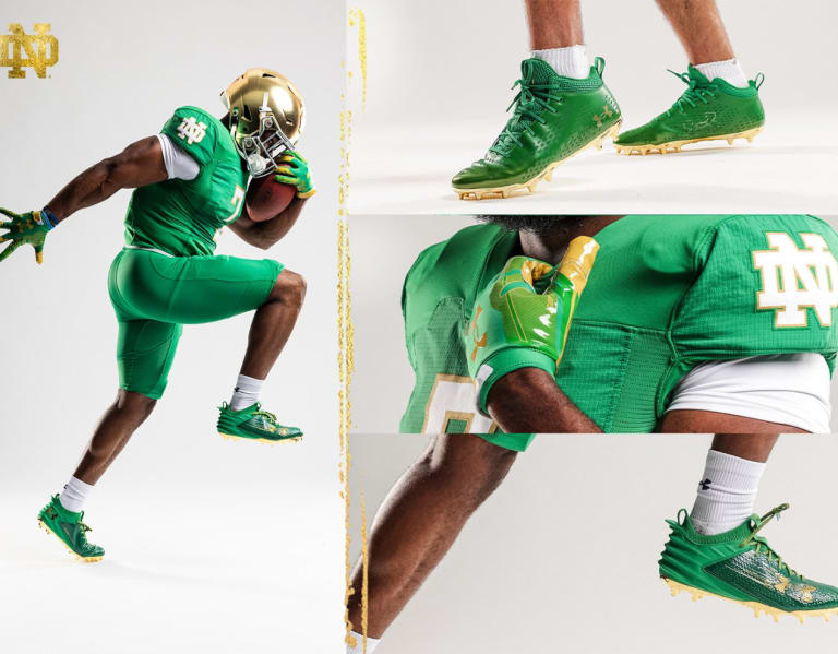 Notre Dame Unveil Uniforms Helmet For Miami Game In Chicago Norte