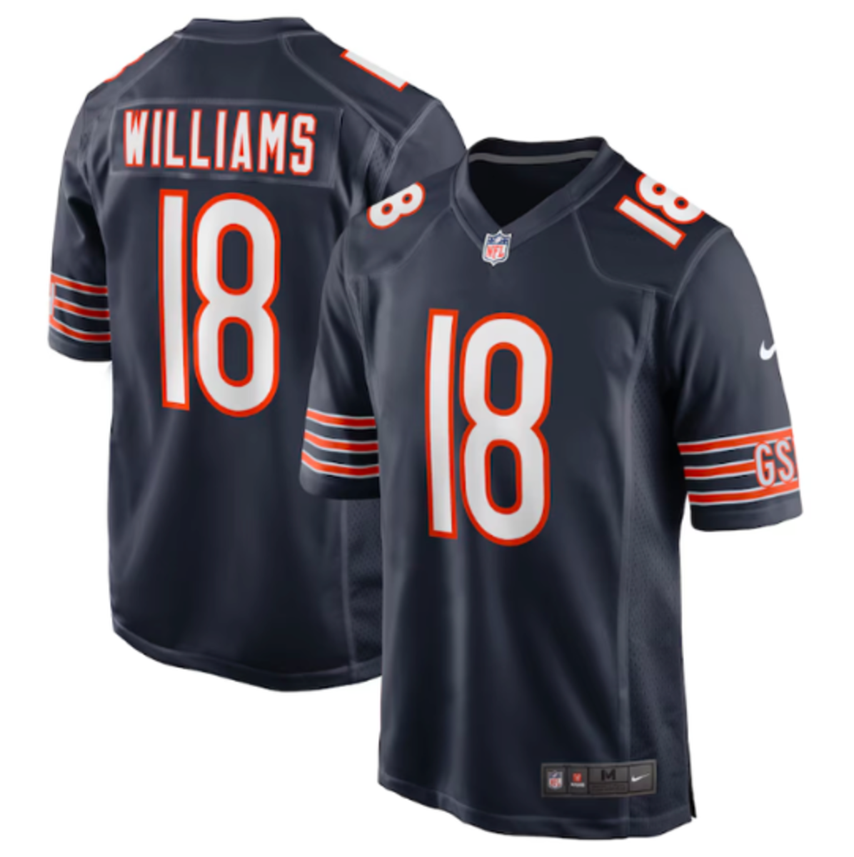 Now Available 2024 Nike Chicago Bears Caleb Williams Jersey Sneaker