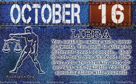 October 16Th Zodiac Sign