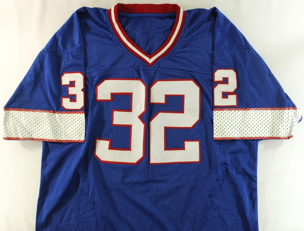 Oj Simpson Unsigned Bills Jersey Size Xl Pristine Auction