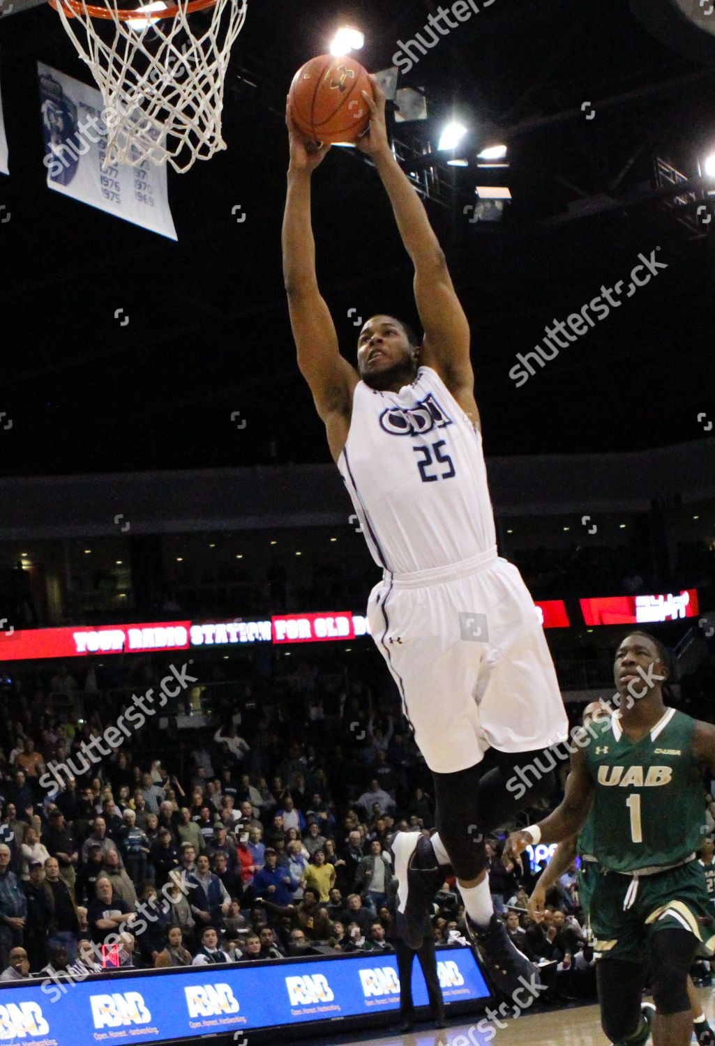 Old Dominion Monarchs Forward Brandan Stith Editorial Stock Photo