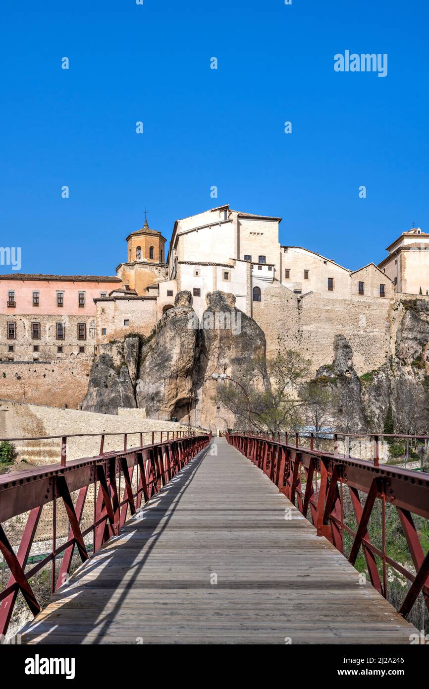 Old Town Skyline And Bridge Of Saint Paul Puente De San Pablo Cuenca