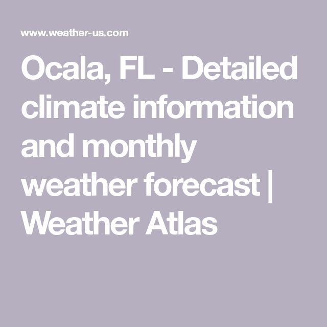 Orlando Fl Detailed Climate Information And Monthly Weather Forecast