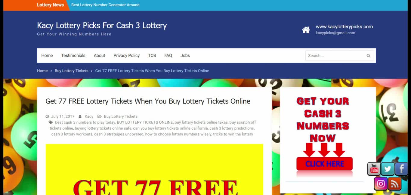 Over 540 Won With These Cash 3 Lottery Strategies Get Your Winning