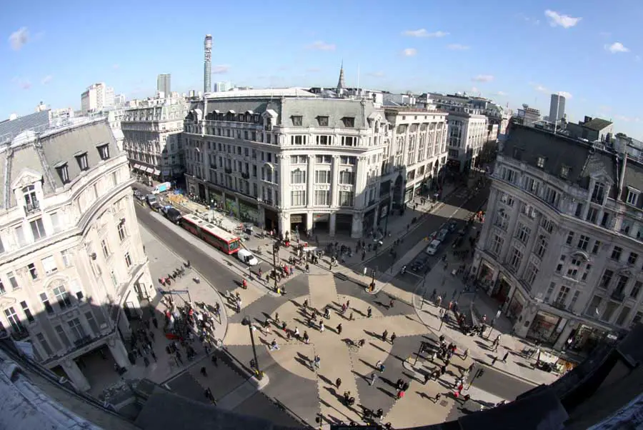 Oxford Street Diagonals Crossing E Architect