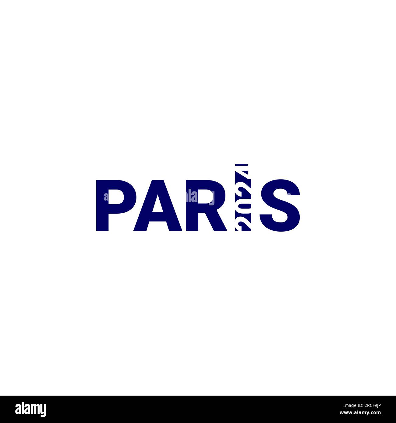 Paris 2024 Olympics Logo For The Olympics Stock Vector Image Art Alamy