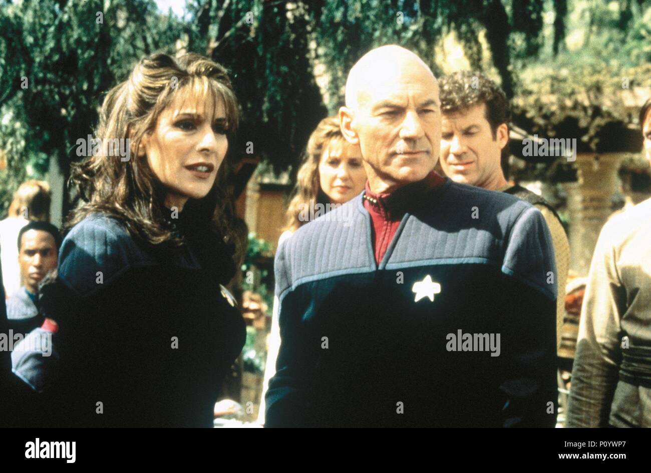 Patrick Stewart Film Star Trek Insurrection Usa 1998 Characters