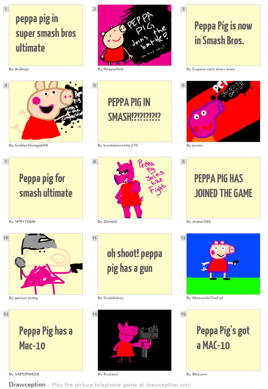 Peppa George Pig Super Smash Bros Ultimate Mods