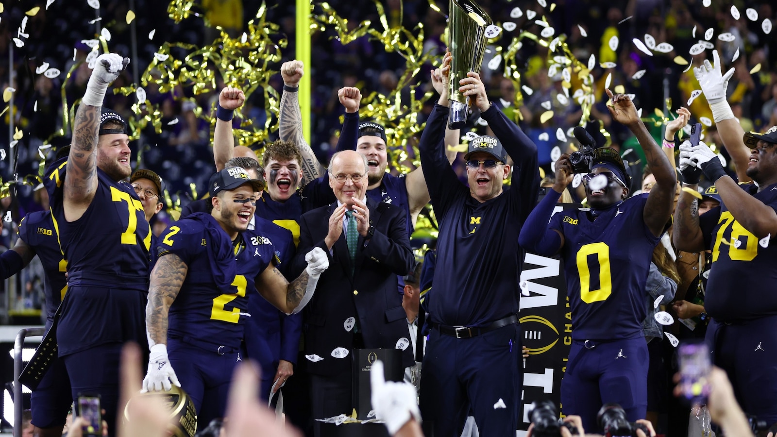 Photos Michigan Wolverines Win The National Championship Over Washington