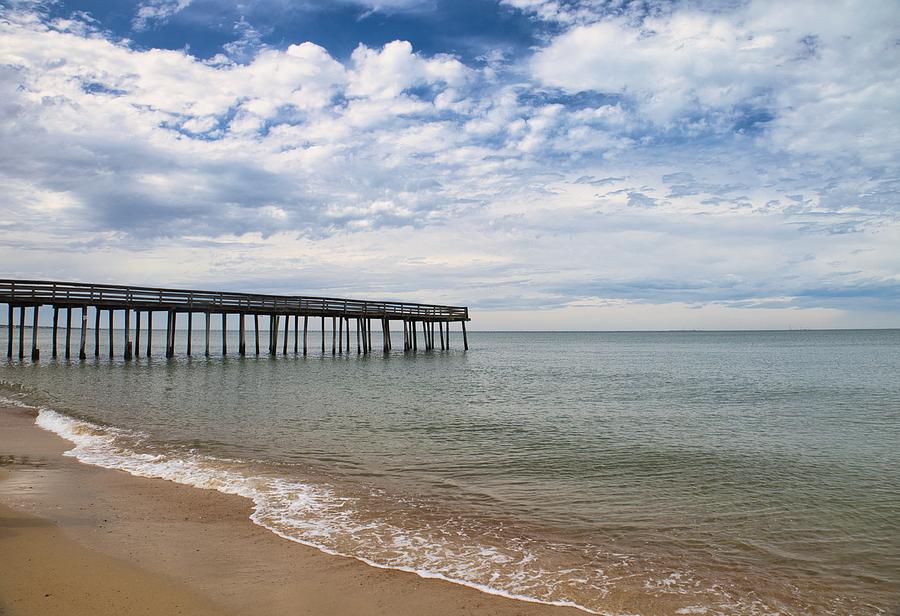 Pier In Va Beach Photograph By Kerri Batrowny Fine Art America