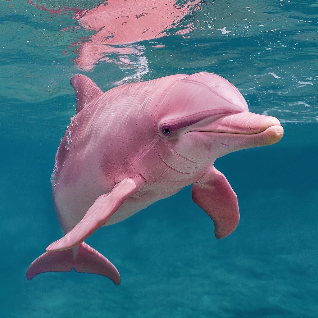 Pink Dolphins Exist But These Photos Claiming To Show One In North