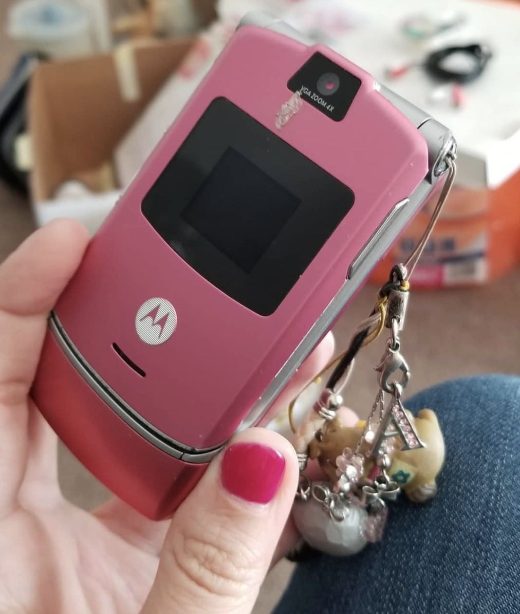 Pink Flip Phone