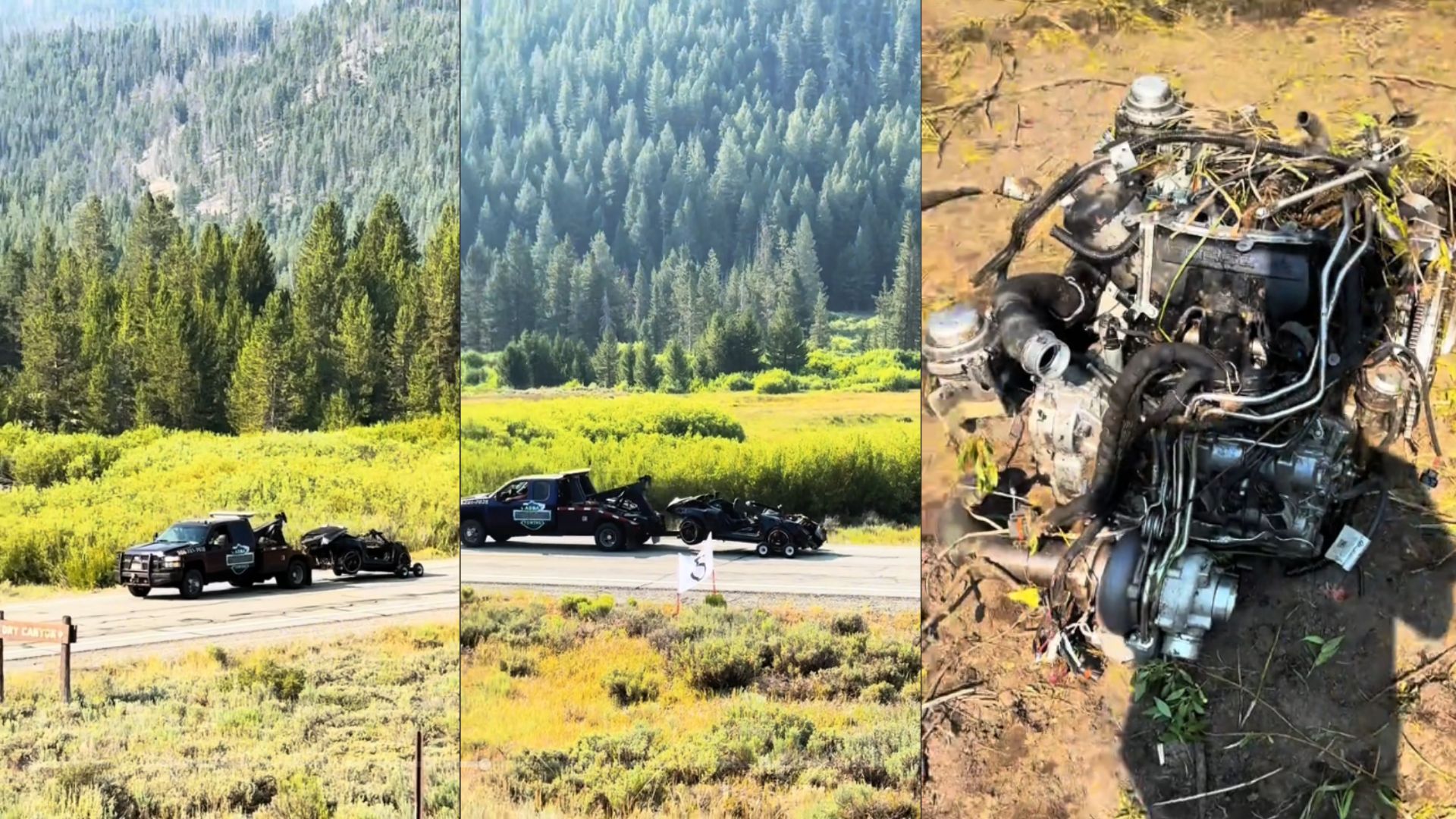 Porsche 911 Turbo Crashes At Nearly 200 Mph During Sun Valley Event