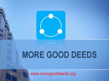 Ppt Good Deeds Powerpoint Presentation Free Download Id 2479644