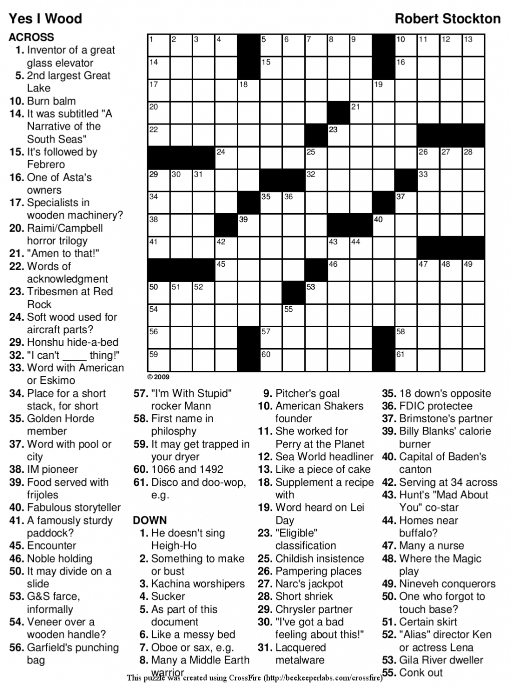 Printable Crossword Clue Printable Crossword Puzzles