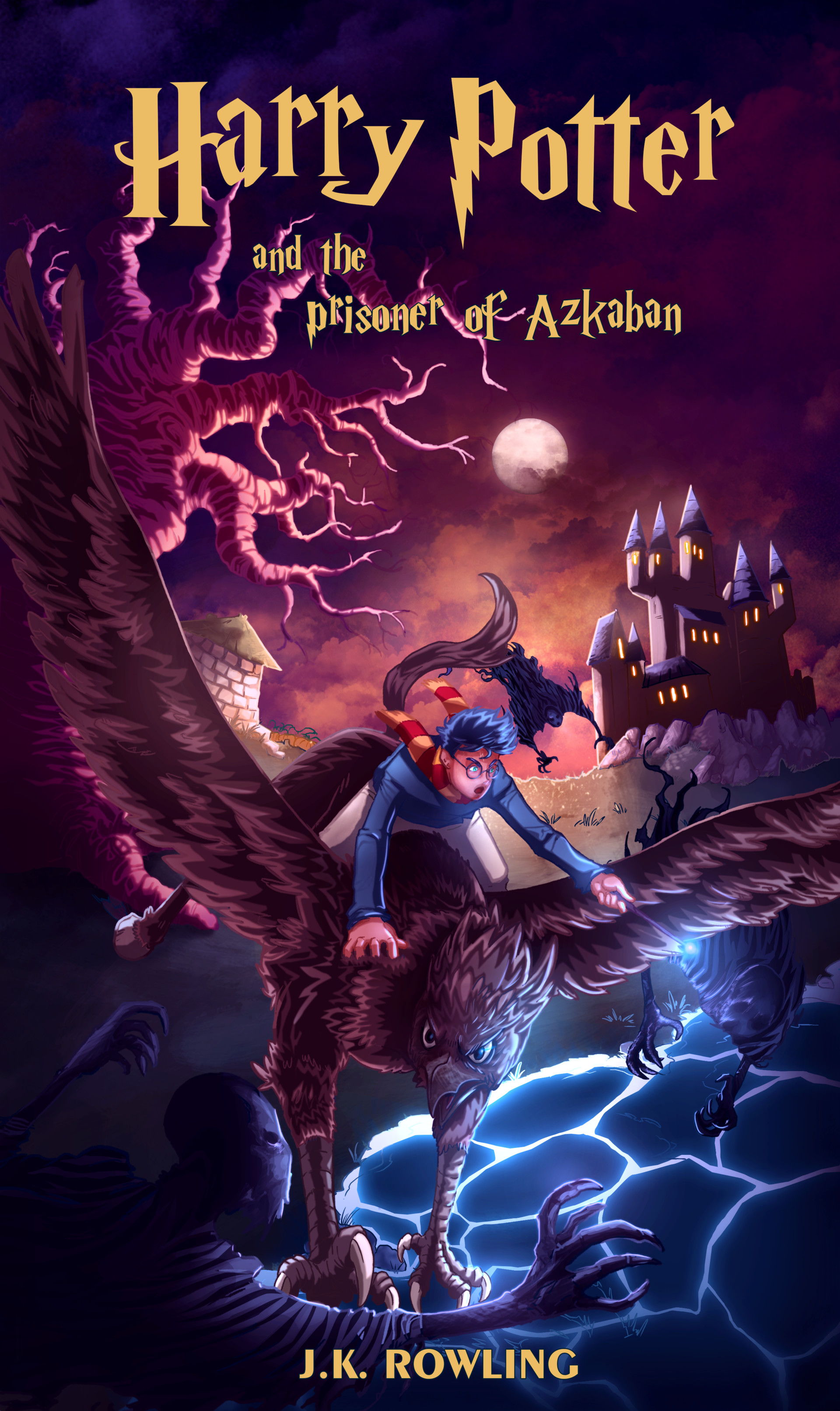 Prisoner Of Azkaban Cover Art Harry Potter Fan Zone