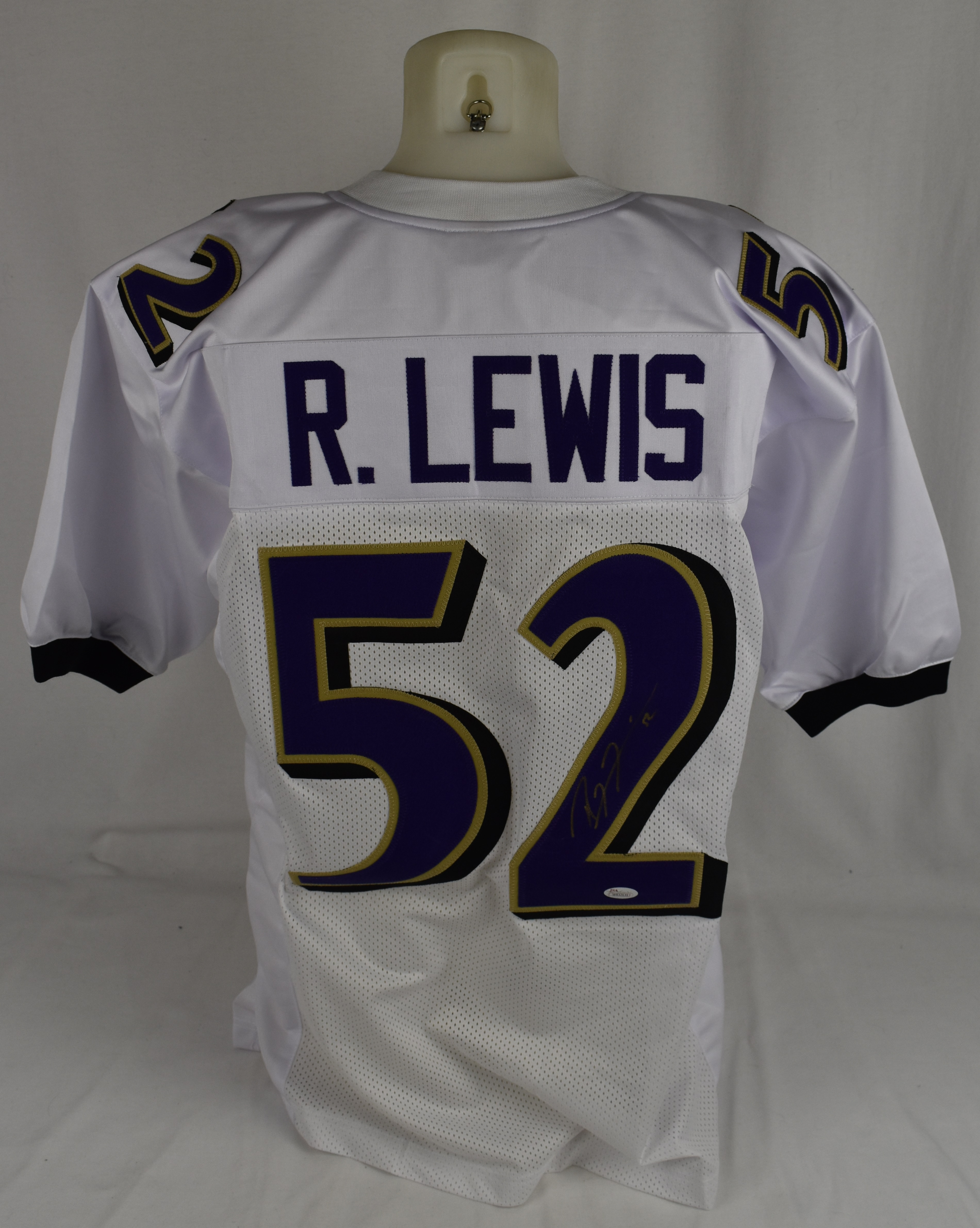 Ray Lewis Autographed And Framed Baltimore Ravens Jersey