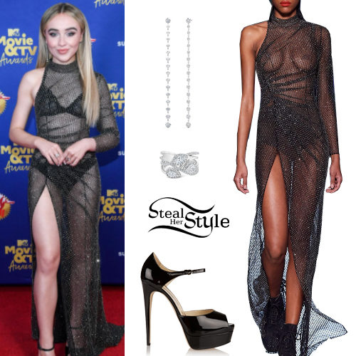 Sabrina Carpenter Sheer Ralph Russo Dress At Mtv Awards Popsugar