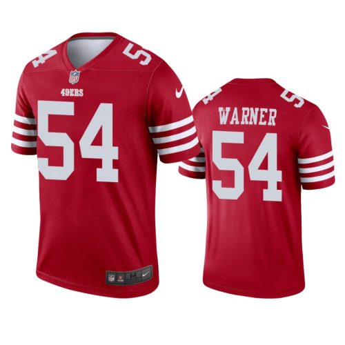 San Francisco 49Ers Fred Warner 2022 23 Legend Scarlet Jersey Men S