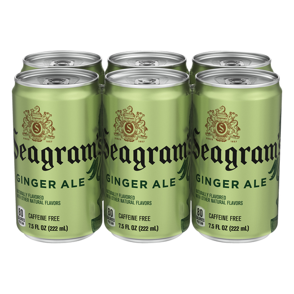 Save On Seagram S Ginger Ale Soda Caffeine Free Mini 6 Pk Order