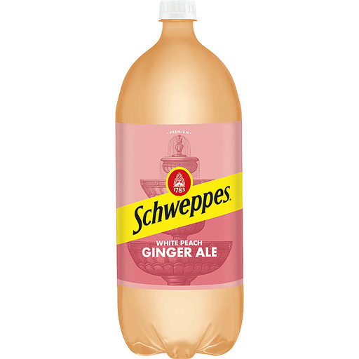 Schweppes White Peach Ginger Ale Soda 2 L Kroger