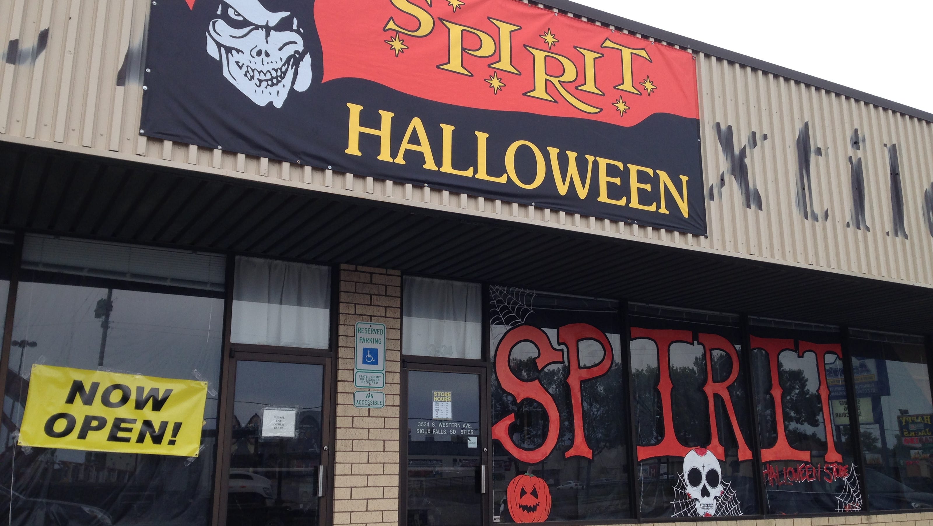 Seasonal Halloween Stores Open